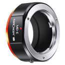 K&F Concept M15105 Minolta MD/MC Lens to Sony NEX E Camera Body Lens Adapter (Orange)(MD-E)