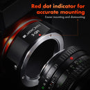 K&F Concept M15105 Minolta MD/MC Lens to Sony NEX E Camera Body Lens Adapter (Orange)(MD-E)