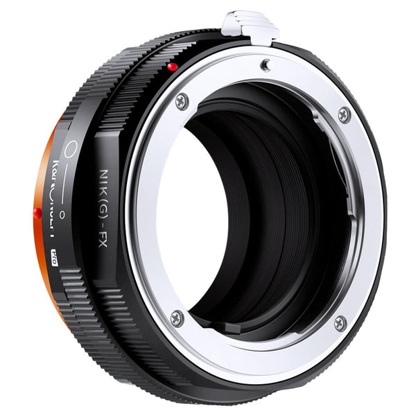 K&F Concept M18115 Nikon AI G AF-S Lens to Fuji FX Camera Body Adapter (Orange)