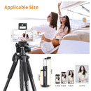 K&F Concept  58" Compact Tripod with 3-Way Pan Tilt Head (Black)