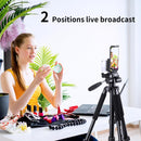 K&F Concept 69.7" Portable Compact Tripod with Phone/Pad Mount (Black)