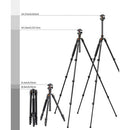 K&F Concept Camera Tripod with BH-28L Ball Head