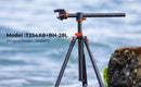 K&F Concept 94" Tripod with Detachable Monopod & Extension Arm