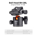 K&F Concept 67" Carbon Fiber Tripod with Metal Ball Head