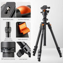 K&F Concept 63" Lightweight Portable Travel Tripod