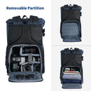 K&F Concept Multifunctional DSLR Camera Backpack (Blue)