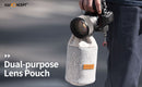 K&F Concept Protective Lens Pouch Compatible with Multiple Sizes Camera Lens 10*18cm