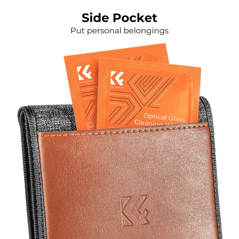 K&F Concept 3-Pocket Filter Pouch (fits 3 filters up to 82mm)