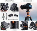 K&F Concept Tripod Ball Head with 1/4" Quick Release Plate