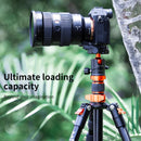K&F Concept Camera Tripod Ball Head with 1/4" Quick Release Plate and Spirit Level