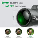 K&F Concept 12x50 Compact Monocular for Bird Watching