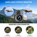 K&F Concept 12x50 Compact Monocular for Bird Watching
