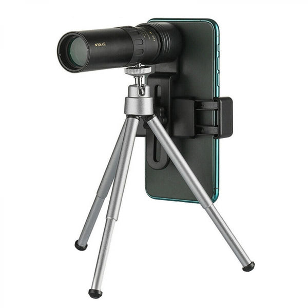 K&F Concept 10-300x40 Continuous Zoom Monocular with Phone Holder & Tripod