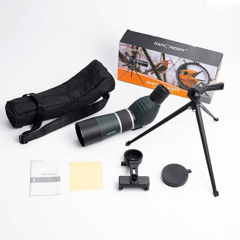 K&F Concept 20-60X60 HD Spotting Scope BAK4 45 Degree