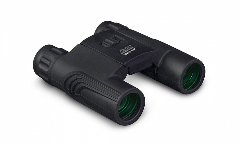Konus 2306 VIVISPORT-25 10x25 Waterproof Individual Focus Binocular (Black Rubber)