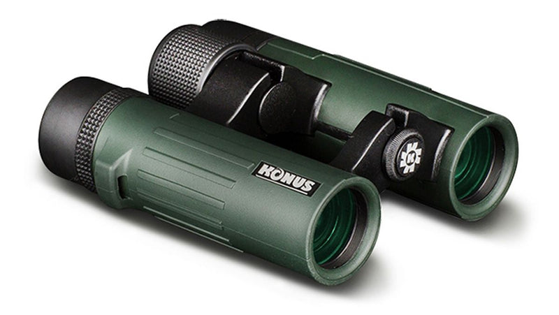 Konus 2364 SUPREME-2 10x26  Waterproof Open Hinge Binocular (Green Rubber / Fully Multi Coating)