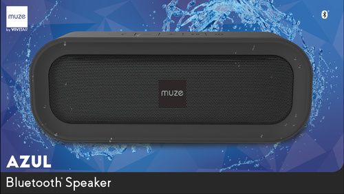 Vivitar Muze Azul Waterproof Bluetooth Speaker