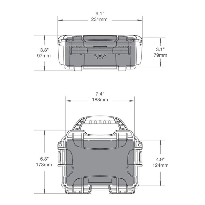 Nanuk 903 Case Empty (Blue)