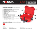 Nanuk Case 903 with First Aid Logo (Red)