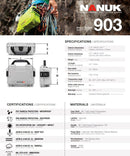 Nanuk 903 Case with Cubed Foam 3-Part (Lime)