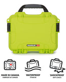 Nanuk 904 Case with Cubed Foam (Lime)