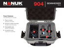 Nanuk 904 Case for Sennheiser AVX (Orange)