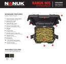 Nanuk 905 Case Empty with Tan Target Logo (Olive)