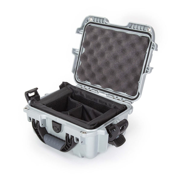 Nanuk 905 Case with Padded Divider (Silver)