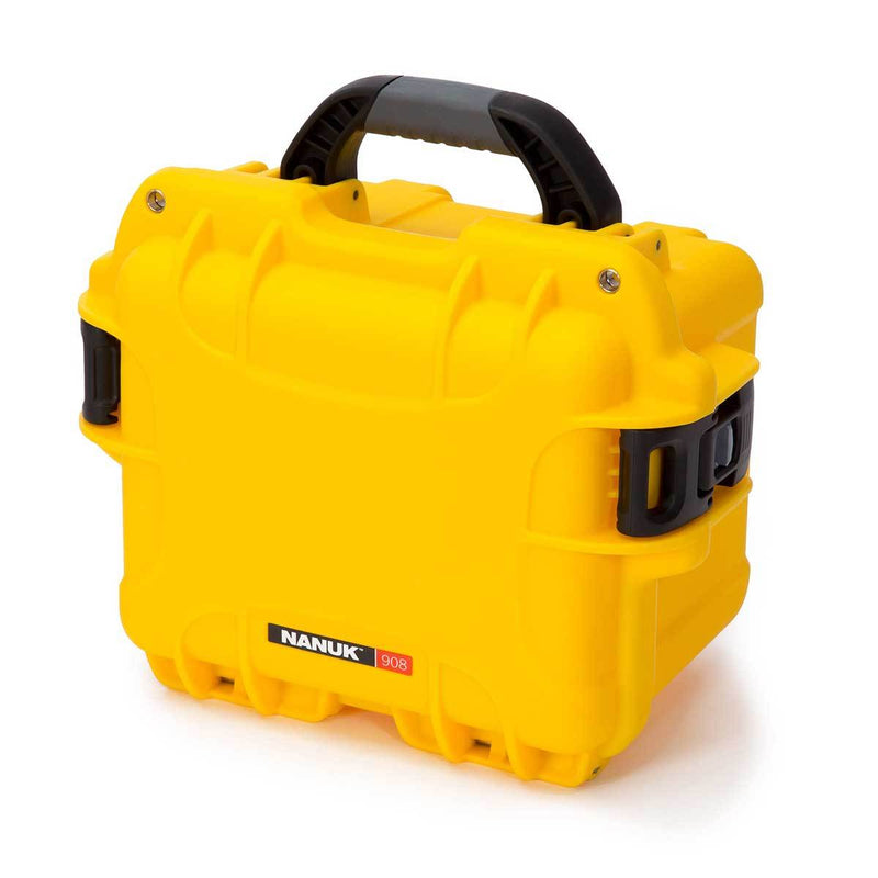 Nanuk 908 Case with Cubed Foam (Yellow)