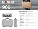 Nanuk 909 Case with Cubed Foam (Blue)