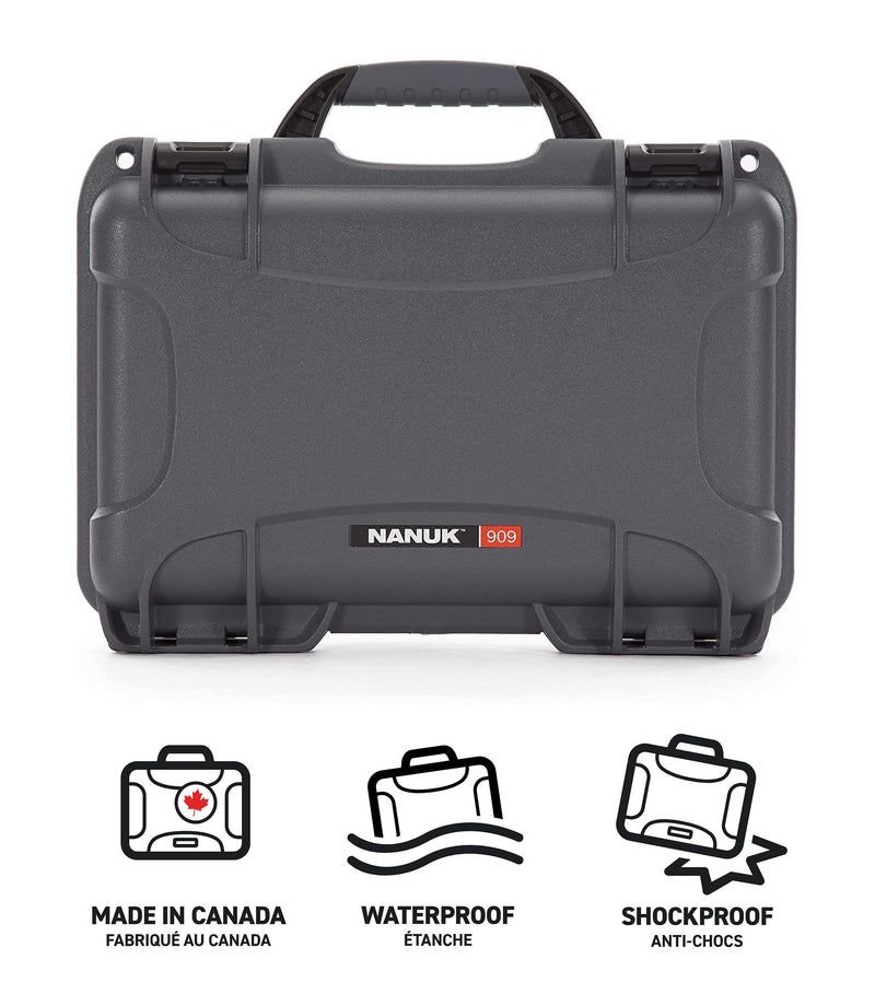 Nanuk 909 Case Empty (Graphite)