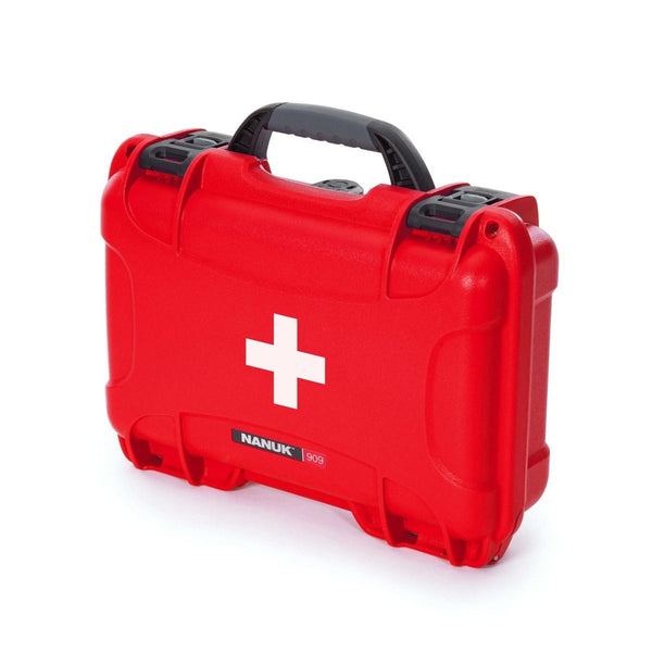 Nanuk Case 909 with First Aid Logo (Red)