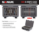 Nanuk 909 Case for 8 Knives (Graphite)