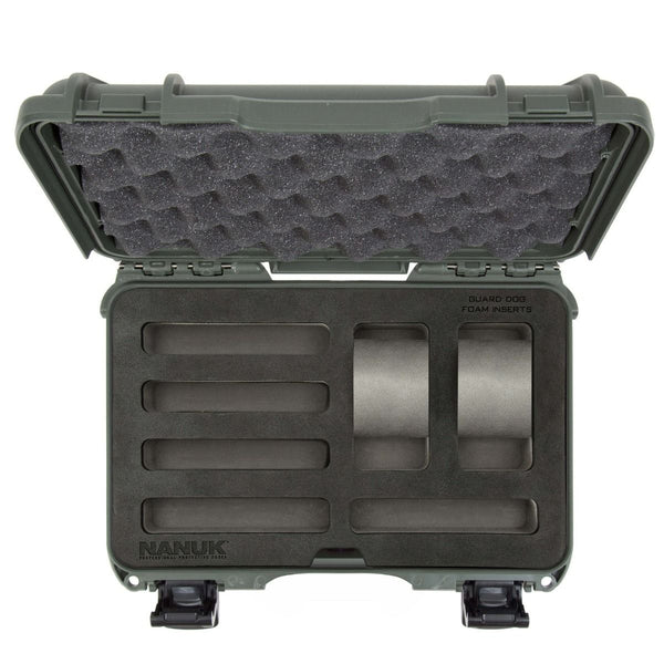 Nanuk 909 Case for 2 Watches and 5 Knives (Olive)