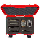 Nanuk 909 Case for 2 Watches and 5 Knives (Red)