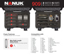 Nanuk 909 Case for 2 Watches and 5 Knives (Yellow)
