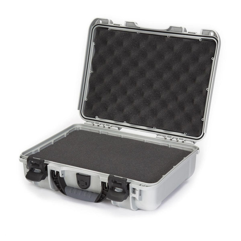 Nanuk 910 Case with Cubed Foam (Silver)