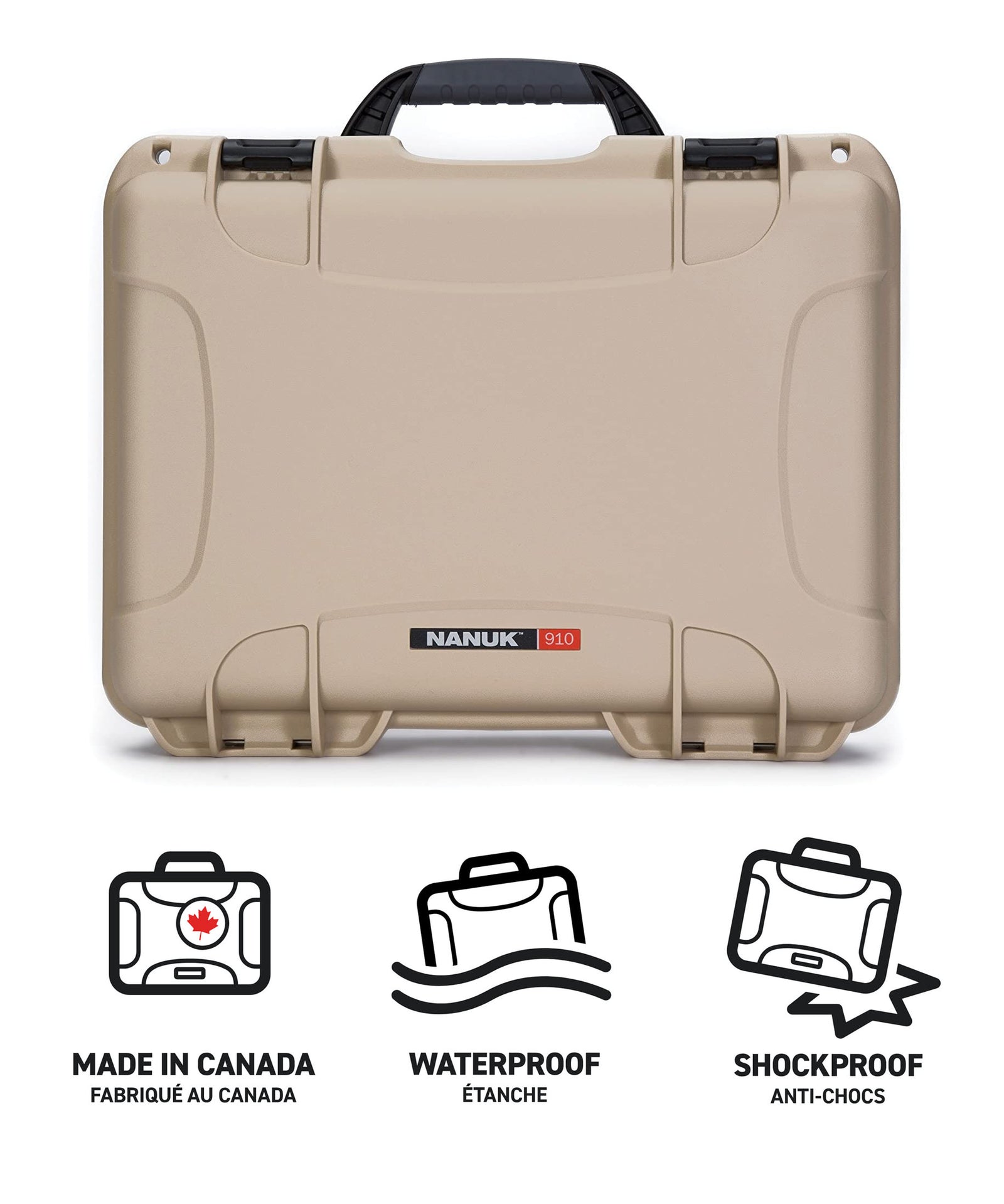 Malette Nanuk 910 Avec Mousse – étanche, Anti-choc, Légère – Fabriquée Au Canada