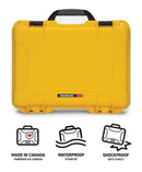 Nanuk 910 Case with Cubed Foam (Yellow)