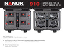 Nanuk 910 Case for (4 sets) GoPro HERO9/HERO10 (Black)
