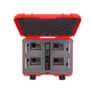 Nanuk 910 Case for (4 sets) GoPro HERO9/HERO10 (Red)