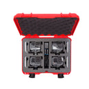 Nanuk 910 Case for (4 sets) GoPro HERO9/HERO10 (Red)
