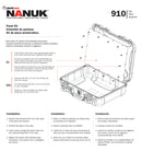 Nanuk Polycarbonate Panel Kit for 910 Nanuk Case (Top)