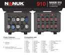 Nanuk 910 Case with Foam Insert for 10 Watches (Black)