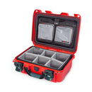 Nanuk 915 Pro Photo Case wth Padded Divider and Lid Organizer (Red)