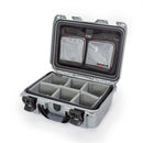 Nanuk 915 Pro Photo Case wth Padded Divider and Lid Organizer (Silver)