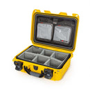 Nanuk 915 Pro Photo Case wth Padded Divider and Lid Organizer (Yellow)