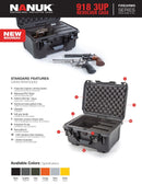 Nanuk 918 Case for 3UP Revolver (Yellow)