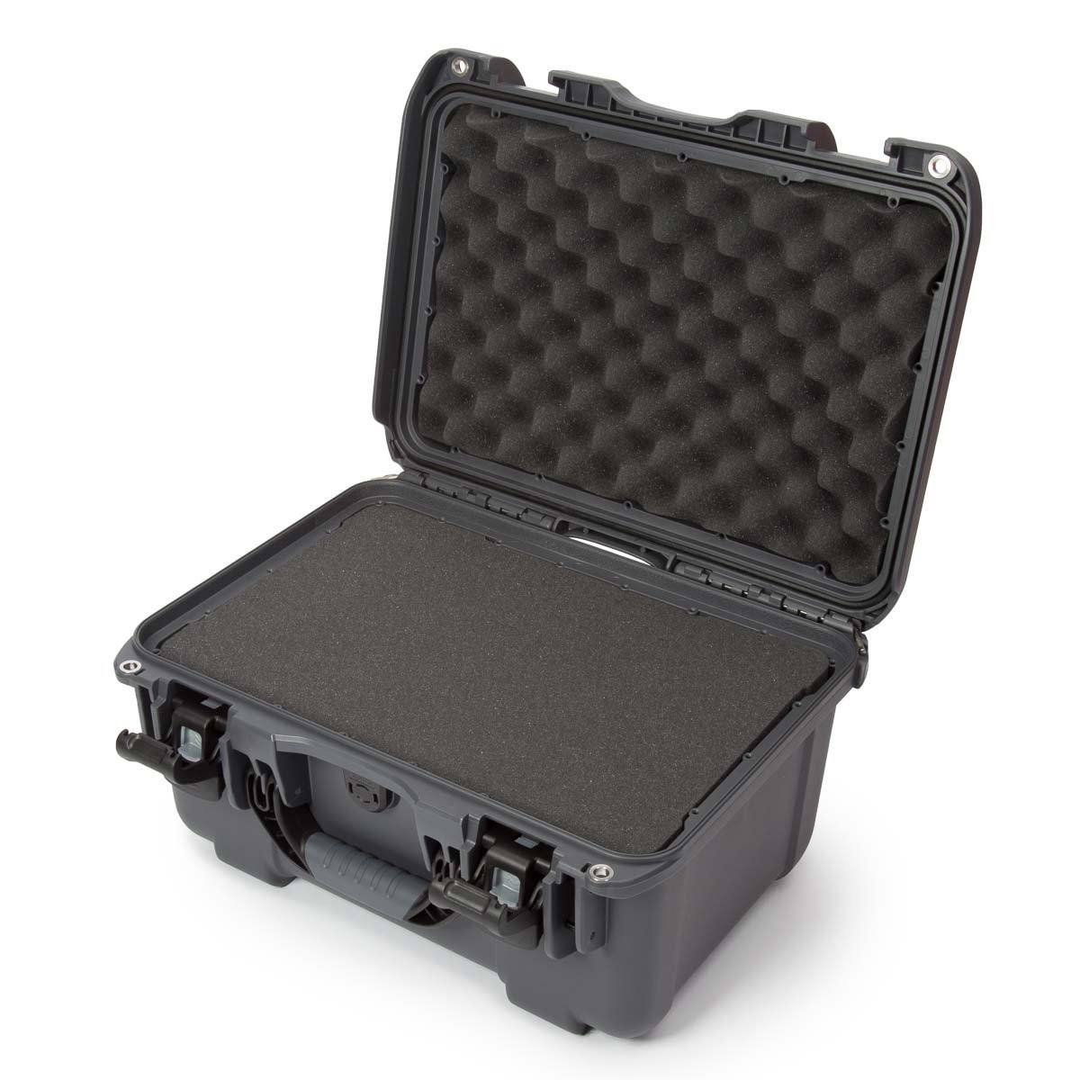 Graphite Case Nanuk 918 Case with Cubed Foam (Graphite)