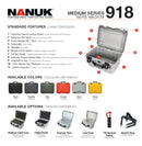 Nanuk 918 Case with Padded Divider (Orange)
